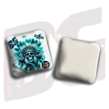Load image into Gallery viewer, 2026 Multiple Bag Models  &quot;Ghost Chief” Collab - ACL Pro Stamped Cornhole Bags - SET OF 4 BAGS