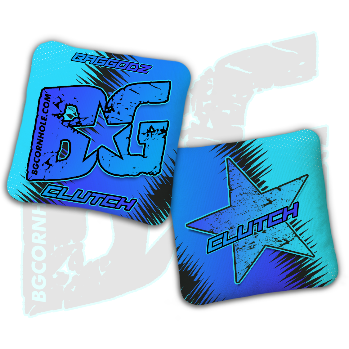 BG Multiple Bag Models  - "Electrify" - Non Stamped Cornhole Bags - SET OF 4 bags