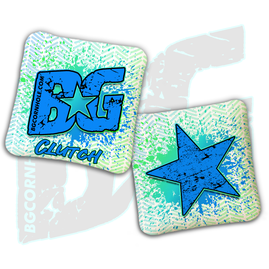 BG Multiple Bag Models  - "Paint Splatter" - Non Stamped Cornhole Bags - SET OF 4 bags