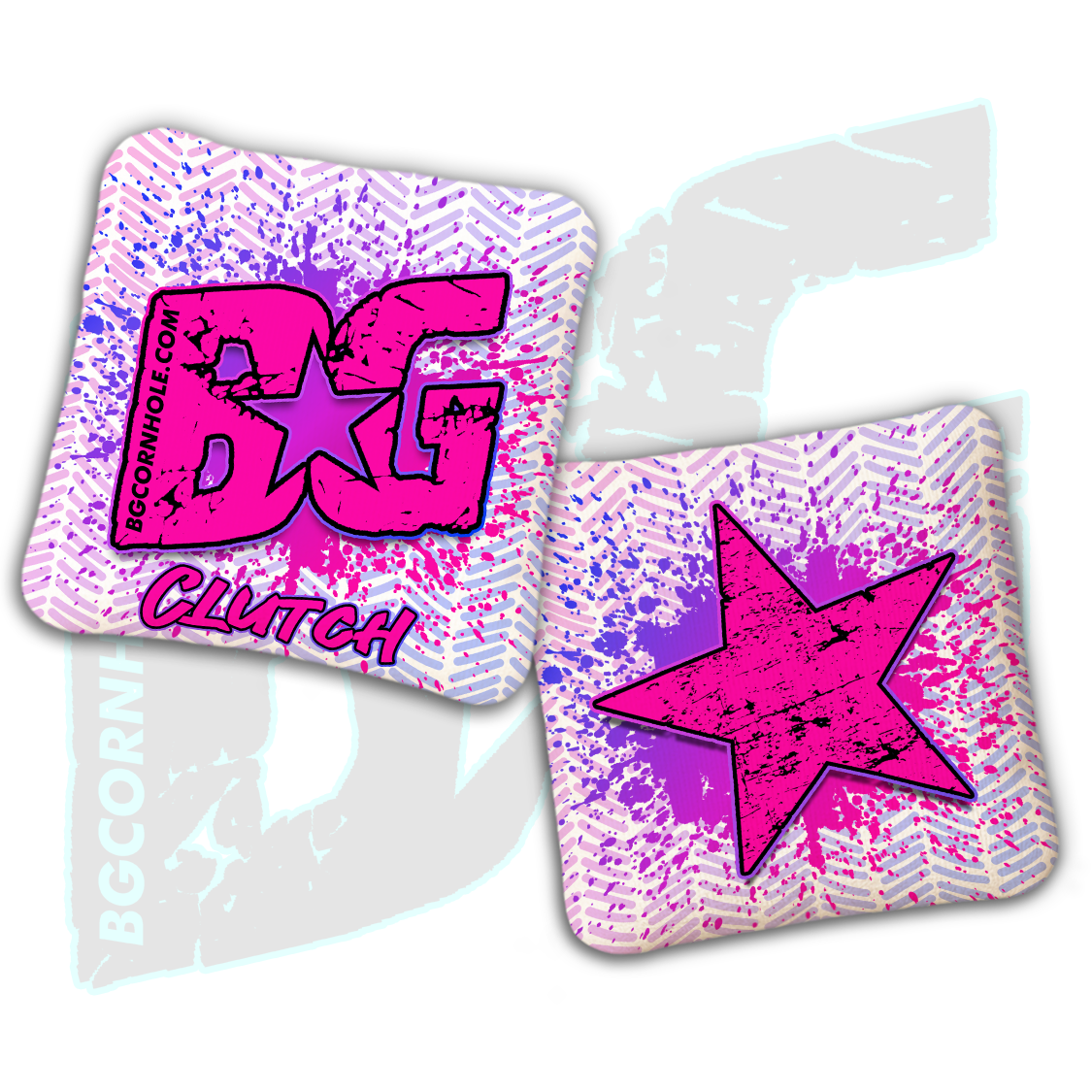 BG Multiple Bag Models  - "Paint Splatter" - Non Stamped Cornhole Bags - SET OF 4 bags