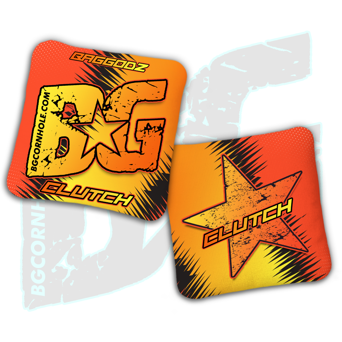BG Multiple Bag Models  - "Electrify" - Non Stamped Cornhole Bags - SET OF 4 bags