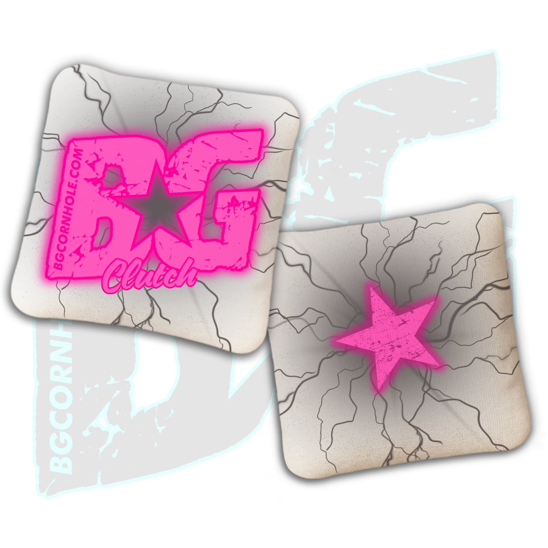 BG Multiple Bag Models  - "Lightening Strike" - Non Stamped Cornhole Bags - SET OF 4 bags