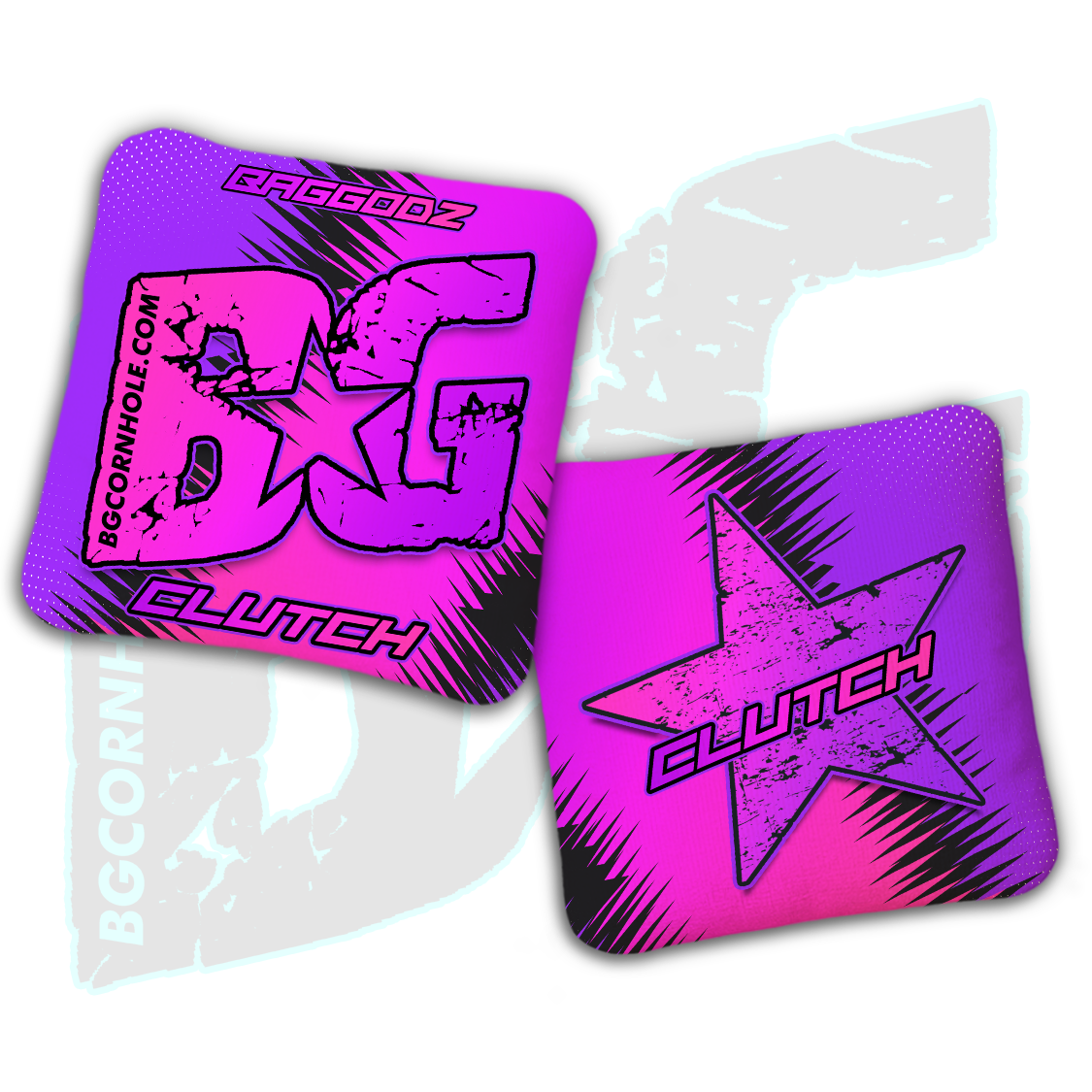 BG Multiple Bag Models  - "Electrify" - Non Stamped Cornhole Bags - SET OF 4 bags