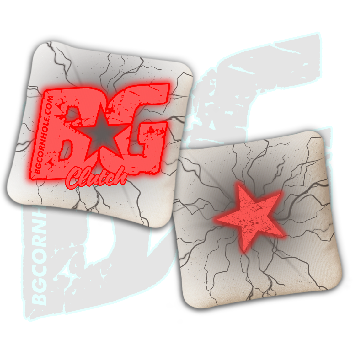 BG Multiple Bag Models  - "Lightening Strike" - Non Stamped Cornhole Bags - SET OF 4 bags