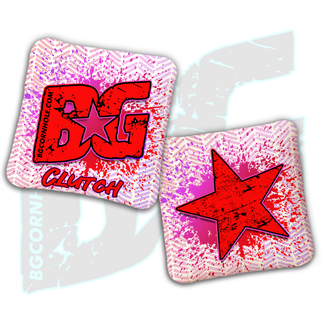 BG Multiple Bag Models  - "Paint Splatter" - Non Stamped Cornhole Bags - SET OF 4 bags
