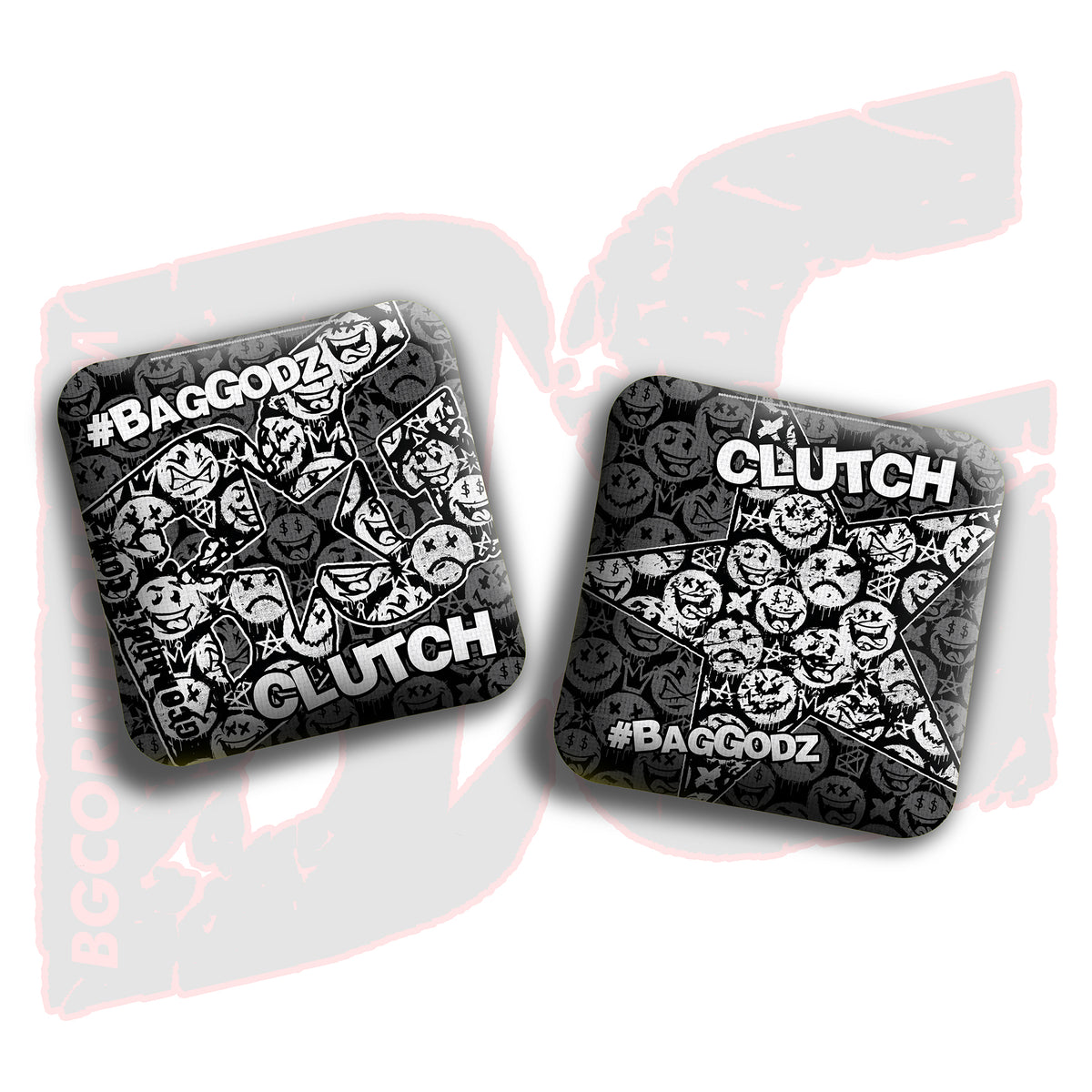 BG Clutch  - "Clutch Says Cheese” - Non Stamped Cornhole Bags - SET OF 4 bags