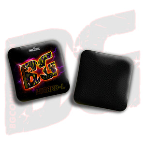 BG Wizard L 4" Mini Cornhole Bags - “Cosmic Shock" - Set of 4 Bags