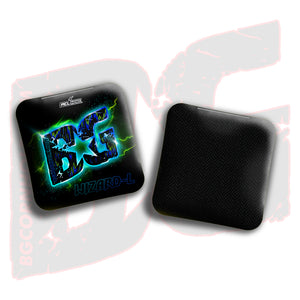BG Wizard L 4" Mini Cornhole Bags - “Cosmic Shock" - Set of 4 Bags