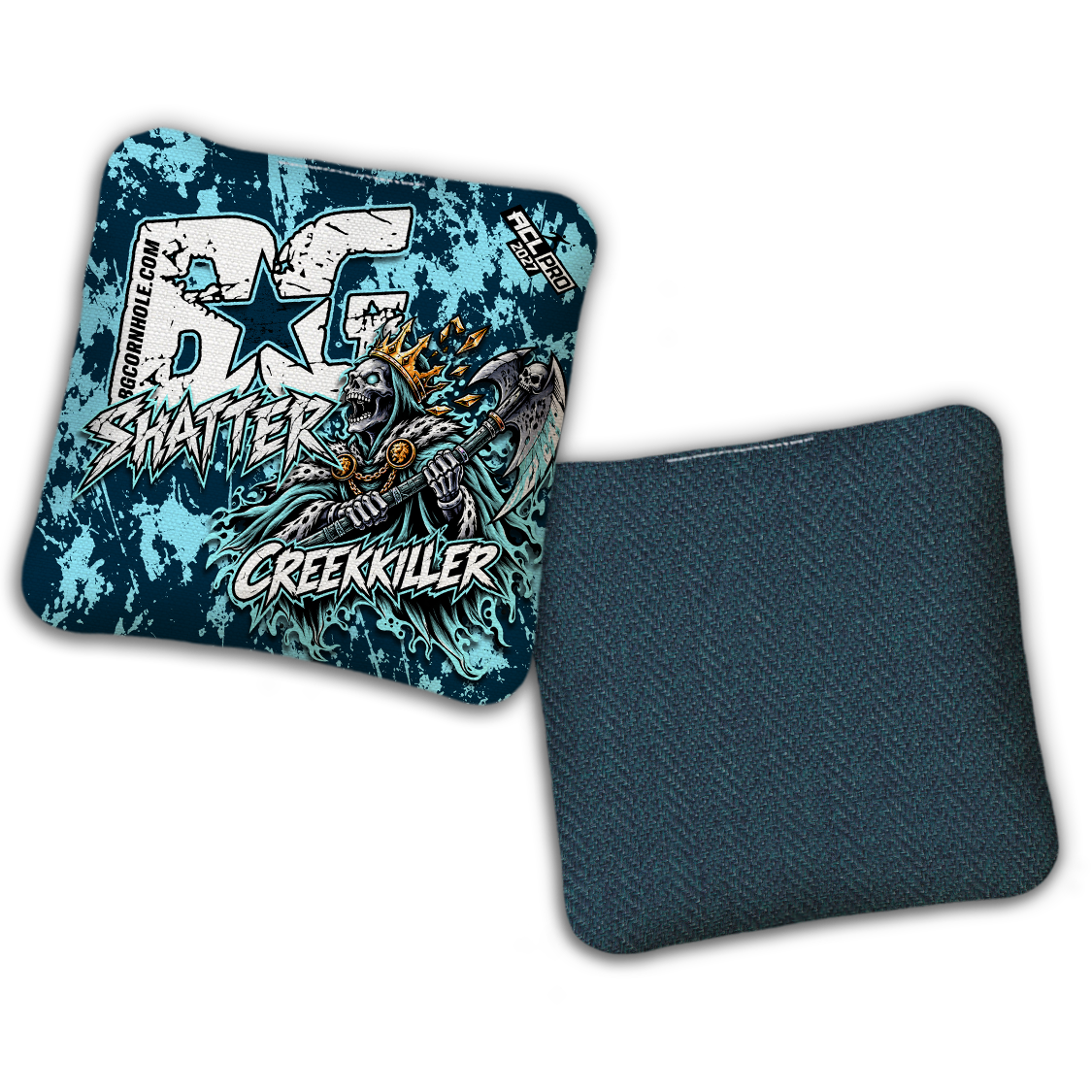 2027 BG Multiple Bag Models "Creekkiller" - ACL Pro Stamped Cornhole Bags