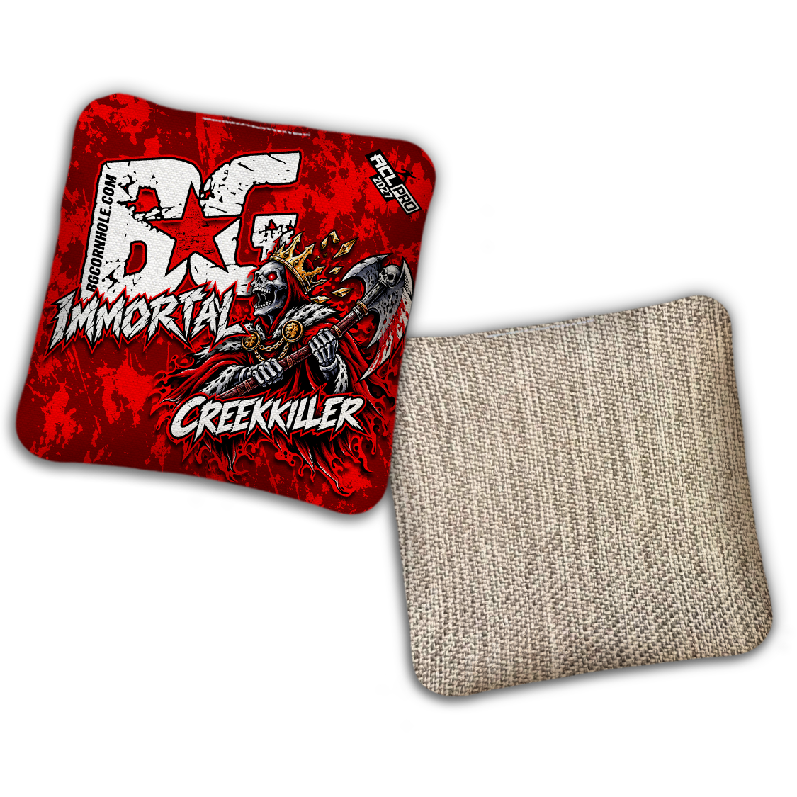 2027 BG Multiple Bag Models "Creekkiller" - ACL Pro Stamped Cornhole Bags