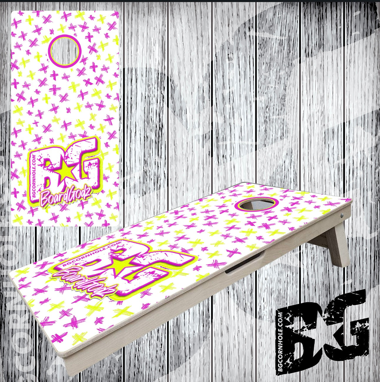 BG "Candy X" Cornhole Boards - Elite Model