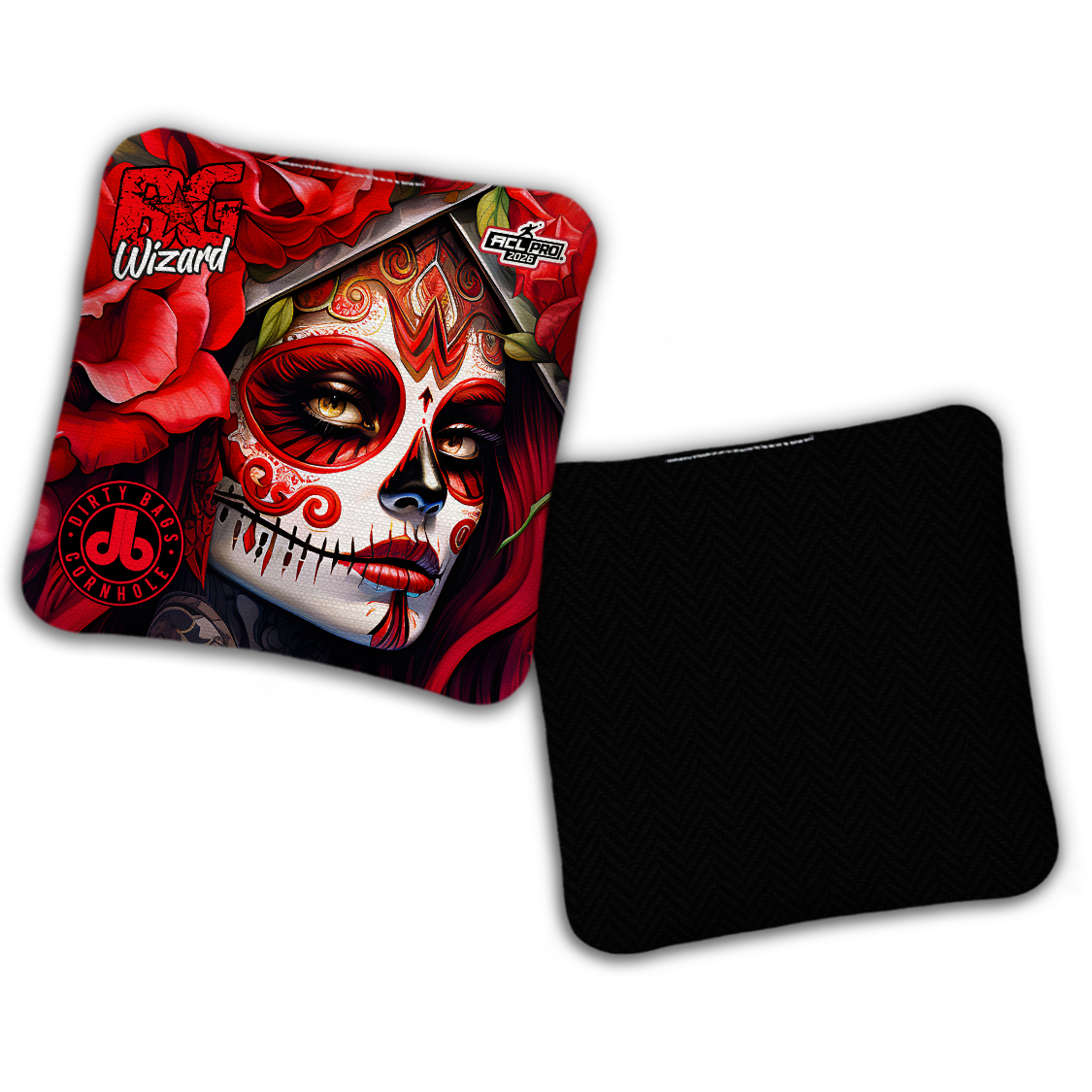 2026 BG Multiple Bag Models - "DB Dia De Los Muertos” Dirty Bags Collab - ACL Pro Stamped Cornhole Bags - SET OF 4 BAGS