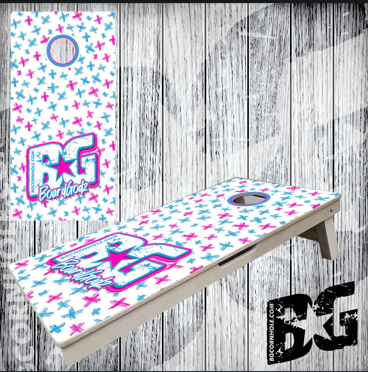 BG "Candy X" Cornhole Boards - Elite Model