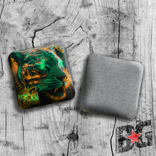 Load image into Gallery viewer, MULTIPLE BAG TYPES - BG EYE OF TIGER 4&quot; Mini Cornhole Bags- Set of 4 Bags
