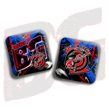 Load image into Gallery viewer, 2026 Multiple Bag Models &quot;Fish On Target” Collab - ACL Pro Stamped Cornhole Bags - SET OF 4 BAGS