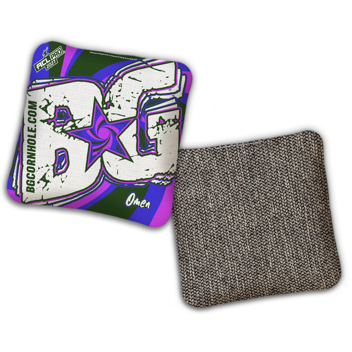 2027 BG Multiple Bag Models "FUNK SOUL" - ACL Pro Stamped Cornhole Bags - SET OF 4 BAGS
