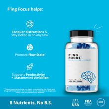 Load image into Gallery viewer, F&#39;ing &quot;Focus&quot; - Mental Clarity, Focusing &amp; Productivity