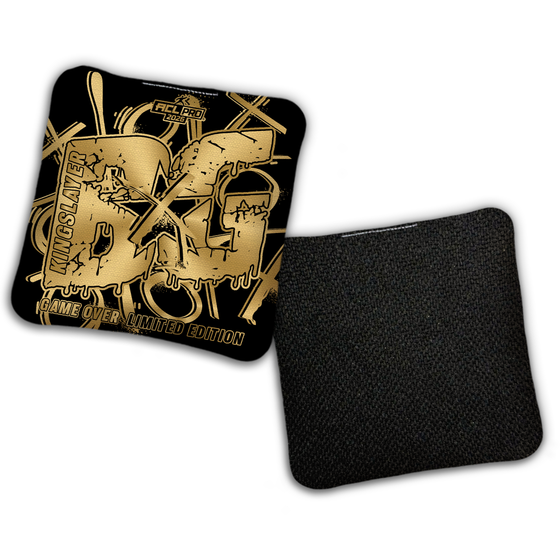 2026 BG Multiple Bag Models "Game Over" - ACL Pro Stamped Cornhole Bags - SET OF 4 BAGS