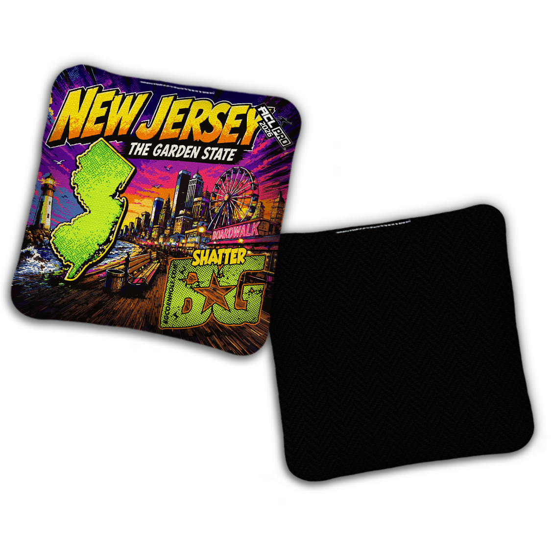2026 BG Multiple Bag Models "THE GARDEN STATE NJ" - ACL Pro Stamped Cornhole Bags - SET OF 4 BAGS