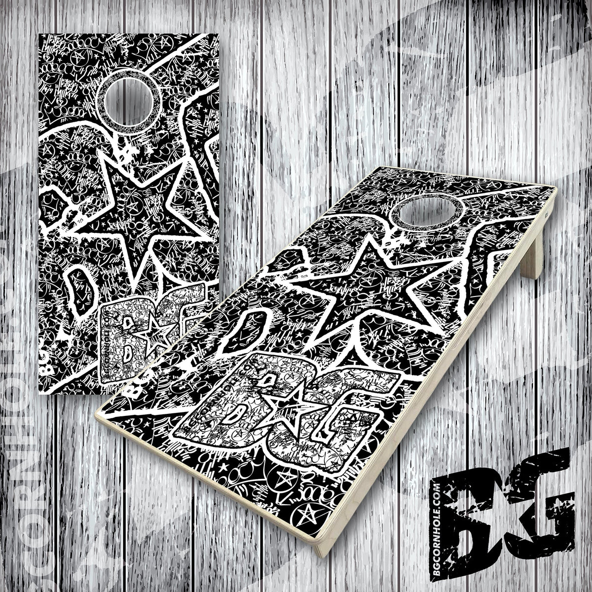 BG "BG Graffiti" Cornhole Boards - Elite Model