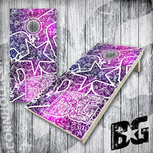 Load image into Gallery viewer, BG &quot;BG Graffiti&quot; Cornhole Boards - Elite Model