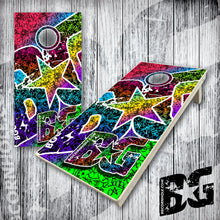 Load image into Gallery viewer, BG &quot;BG Graffiti&quot; Cornhole Boards - Elite Model