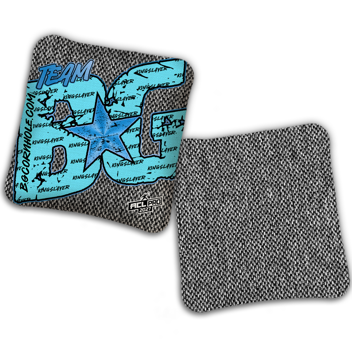 2027 BG Kingslayer "Big BG Colormatch" - ACL Pro Stamped Cornhole Bags - SET OF 4 BAGS