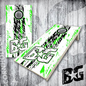BG "Grunge Stripe" Cornhole Boards - Elite Model