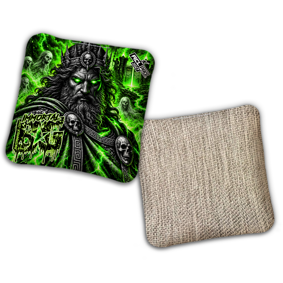 2027 BG Multiple Bag Models "Hades" - ACL Pro Stamped Cornhole Bags