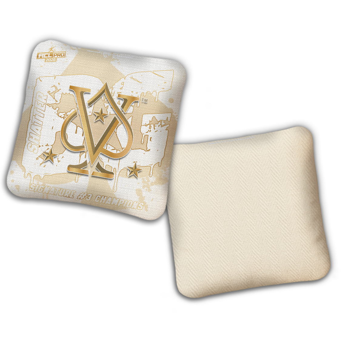 2026 BG Multiple Bag Models "Vegas HighRollers Sig 3 Champs" - ACL Pro Stamped Cornhole Bags - SET OF 4 BAGS