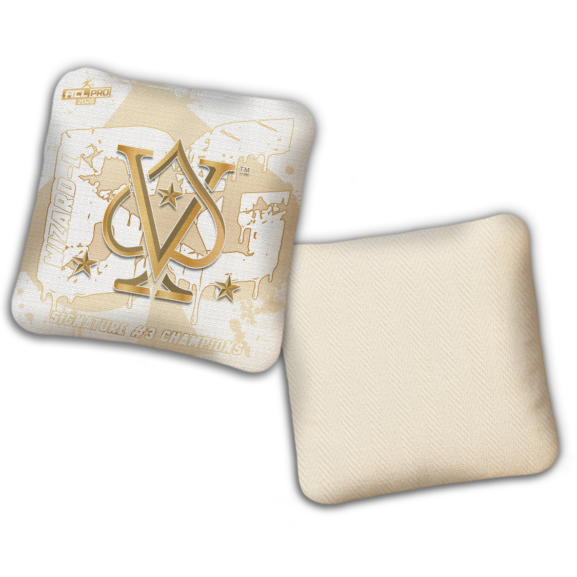 2026 BG Multiple Bag Models "Vegas HighRollers Sig 3 Champs" - ACL Pro Stamped Cornhole Bags - SET OF 4 BAGS