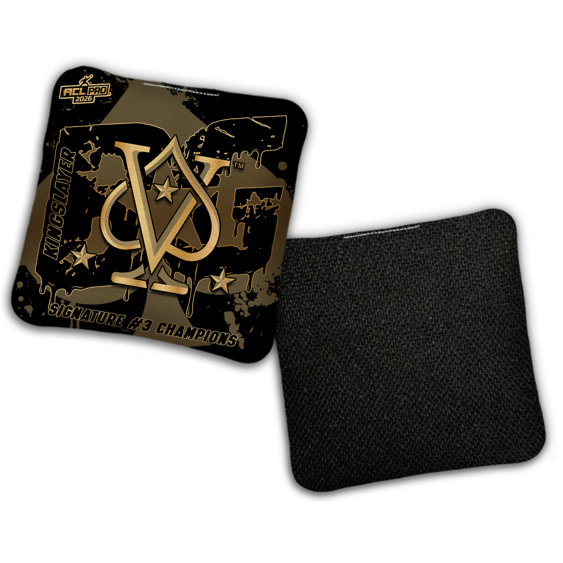 2026 BG Multiple Bag Models "Vegas HighRollers Sig 3 Champs" - ACL Pro Stamped Cornhole Bags - SET OF 4 BAGS