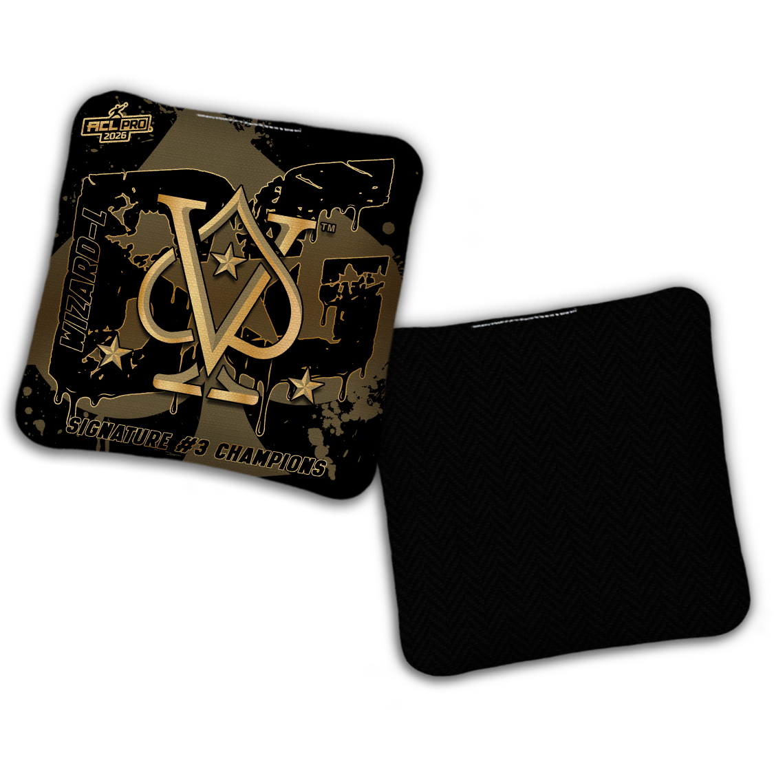 2026 BG Multiple Bag Models "Vegas HighRollers Sig 3 Champs" - ACL Pro Stamped Cornhole Bags - SET OF 4 BAGS