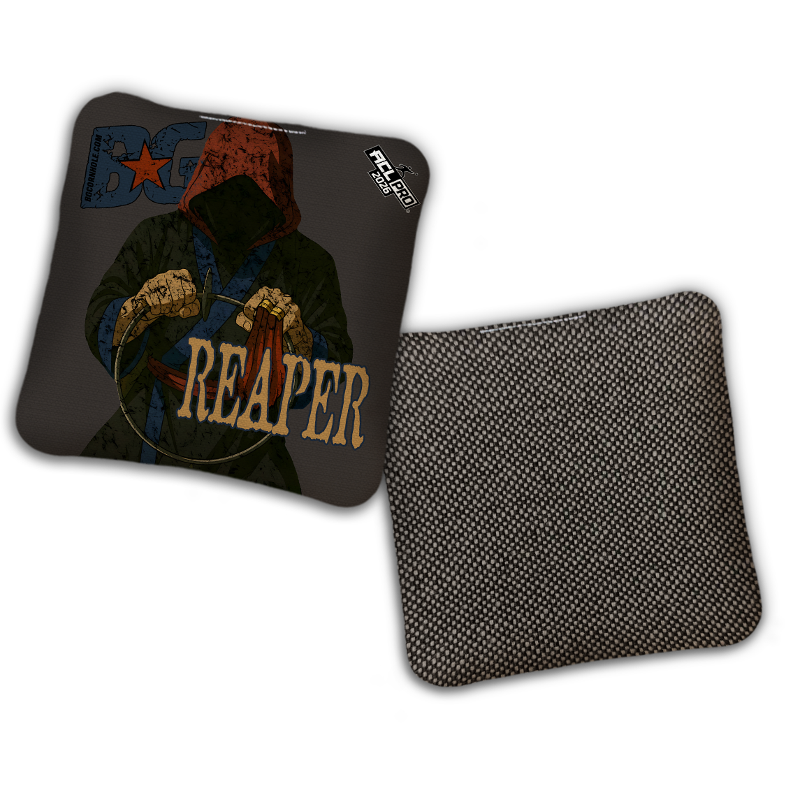 2026 BG Reaper "Hmong Shaman" - ACL Pro Stamped Cornhole Bags - SET OF 4 BAGS