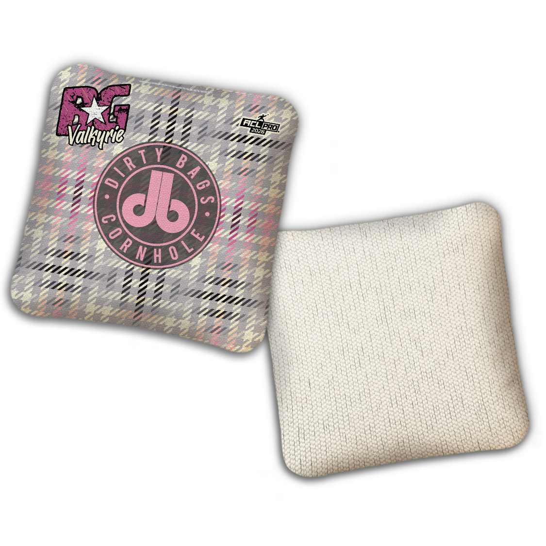2026 BG Multiple Bag Models - "DB Houndstooth” Dirty Bags Collab - ACL Pro Stamped Cornhole Bags - SET OF 4 BAGS
