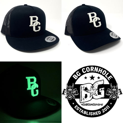 GLOW BG Logo Trucker Hat - YUPOONG