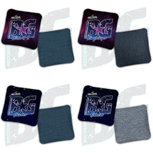 Load image into Gallery viewer, BG Multiple Bag Models - "Galaxy" - 4" ACL Mini Stamped Cornhole Bags- Set of 4 Bags