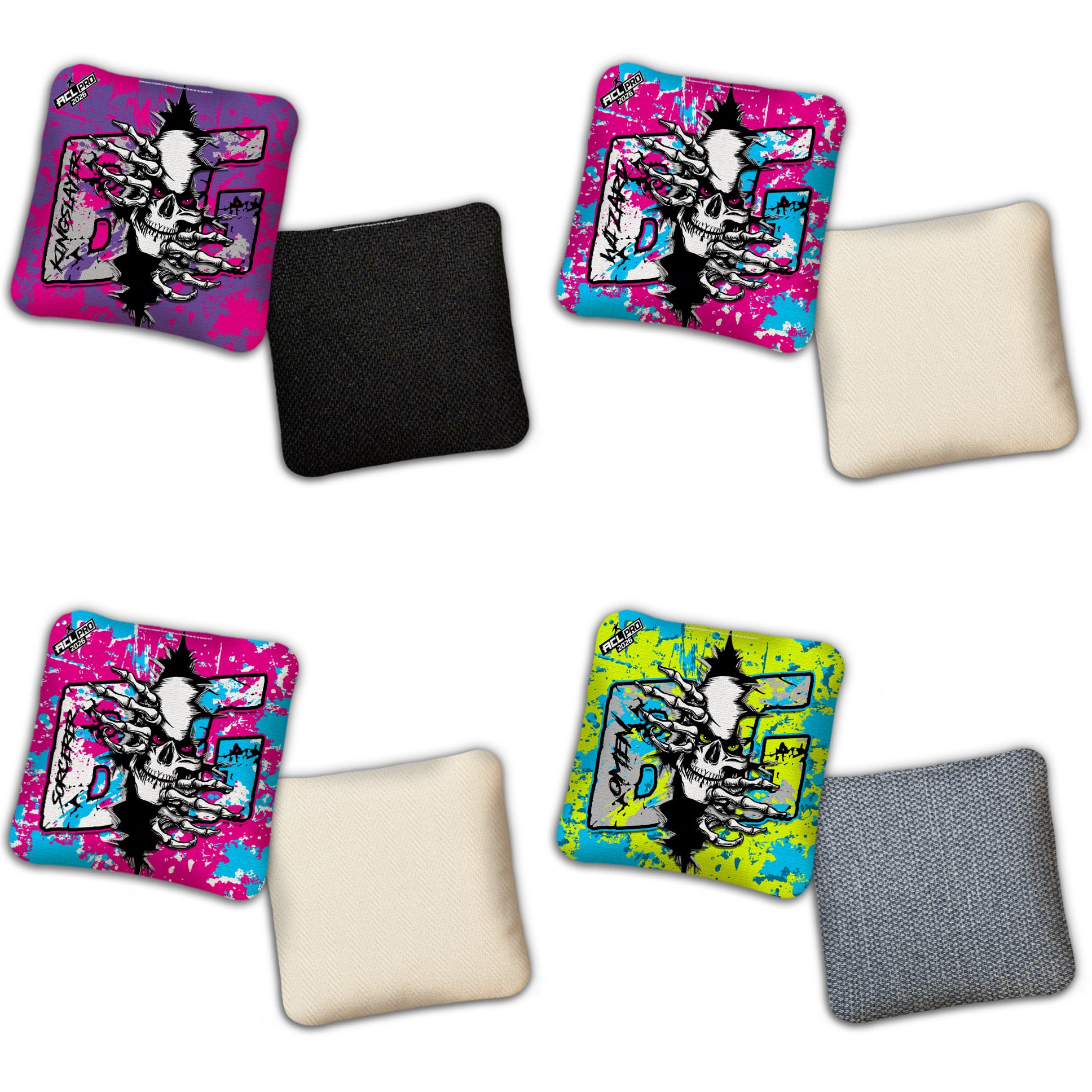 2026 BG Multiple Bag Models "Break Out" - ACL Pro Stamped Cornhole Bags - SET OF 4 BAGS