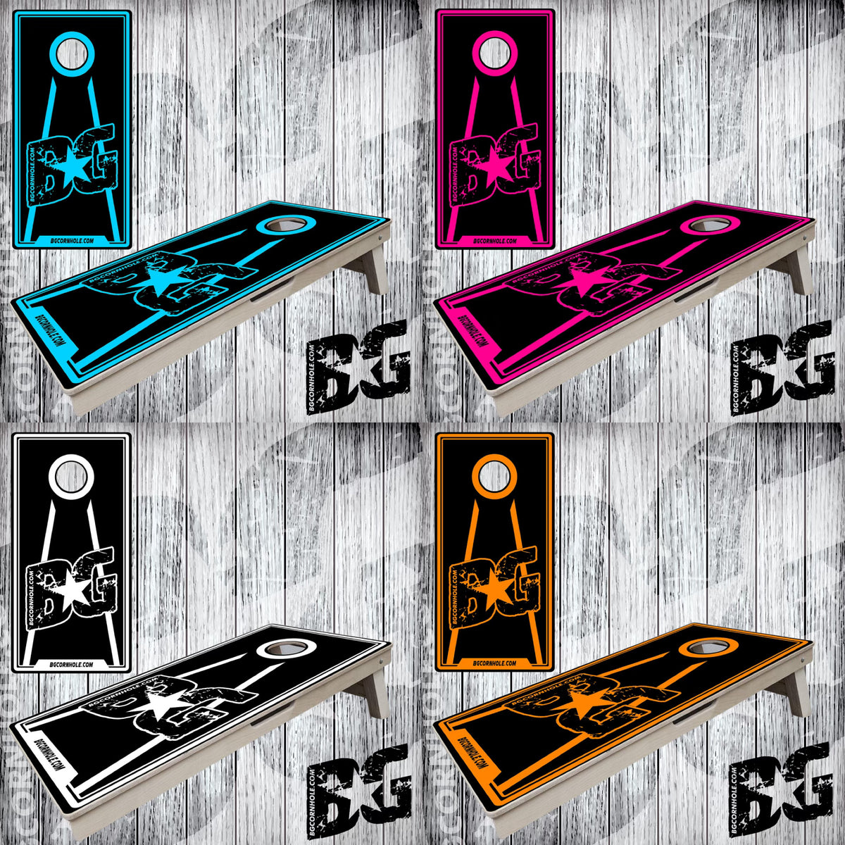 BG "Arrow Wood Black" Boards - Elite Model