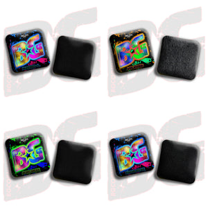 2025 Multiple Bag Models "Galactic Glow" - ACL Pro Stamped Cornhole Bags - SET OF 4 BAGS