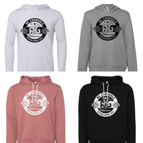 BG Circle Logo Unisex Fleece Hoodie - Multiple Colors