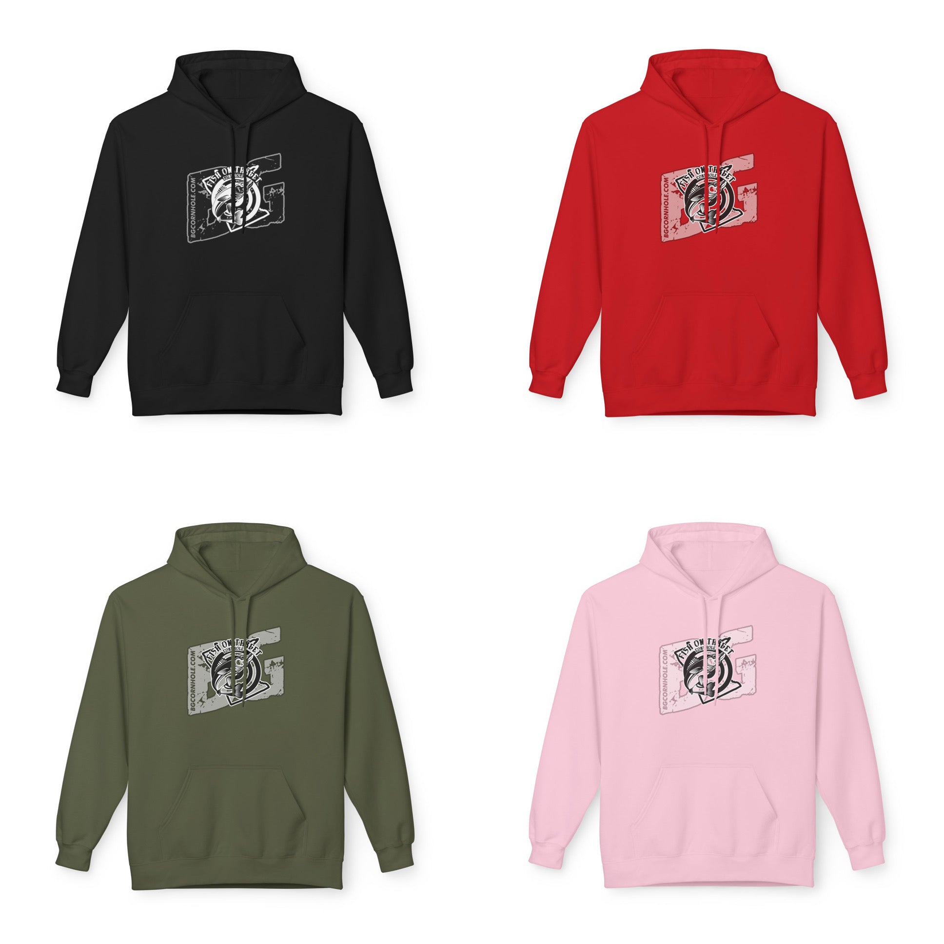Fish on Target x BG Cobranded Unisex Hoodie - Multiple Colors