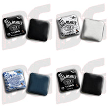 Load image into Gallery viewer, 2026 Multiple Bag Models  &quot;CaddySack Jack Daniels” Collab - ACL Pro Stamped Cornhole Bags - SET OF 4 BAGS