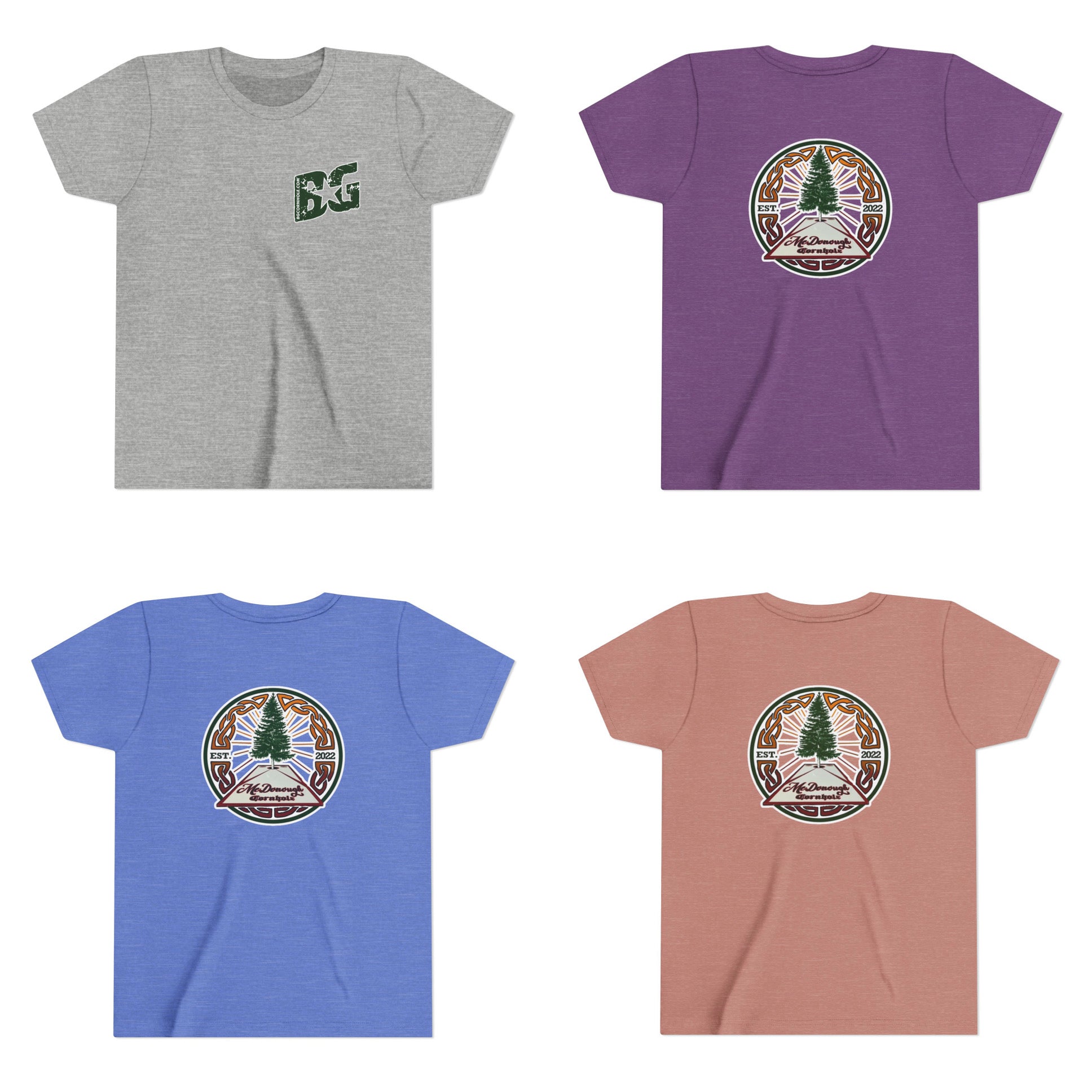 McDonough Cornhole x BG Youth Tee - Multiple Colors
