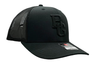 Black 112 Trucker Hat - Colored Embroidery - RICHARDSON