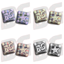 Load image into Gallery viewer, 2026 BG Clutch  - “Flannel  Finesse” - Non Stamped Cornhole Bags - SET OF 4 bags