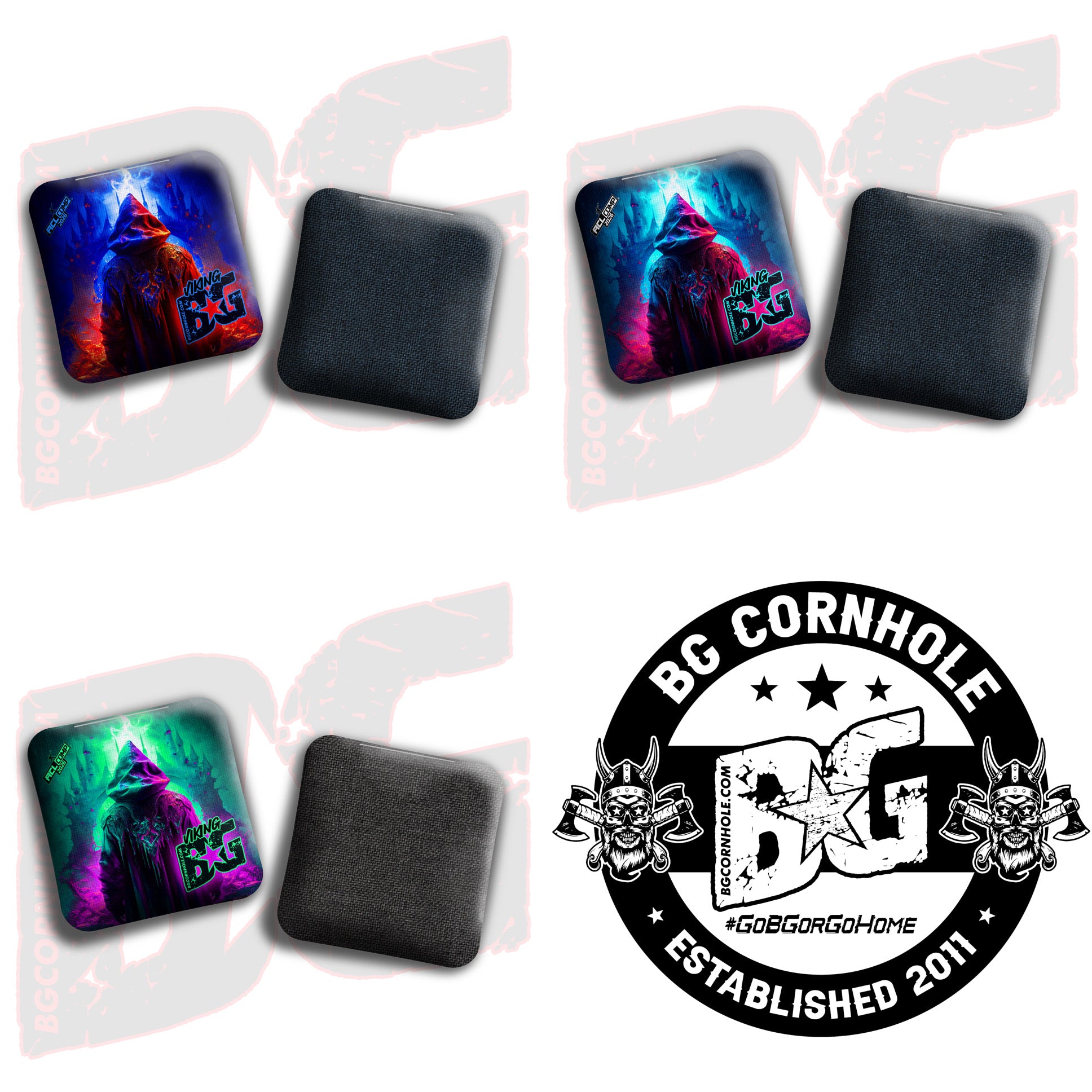 2026 BG Comp Viking - "Conjure" - ACL Comp Stamped Cornhole Bags - SET OF 4 BAGS