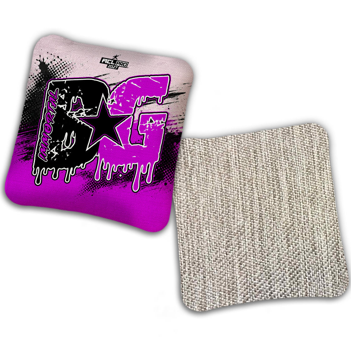 2027 BG Multiple Bag Models "GRUNGE" - ACL Pro Stamped Cornhole Bags - SET OF 4 BAGS