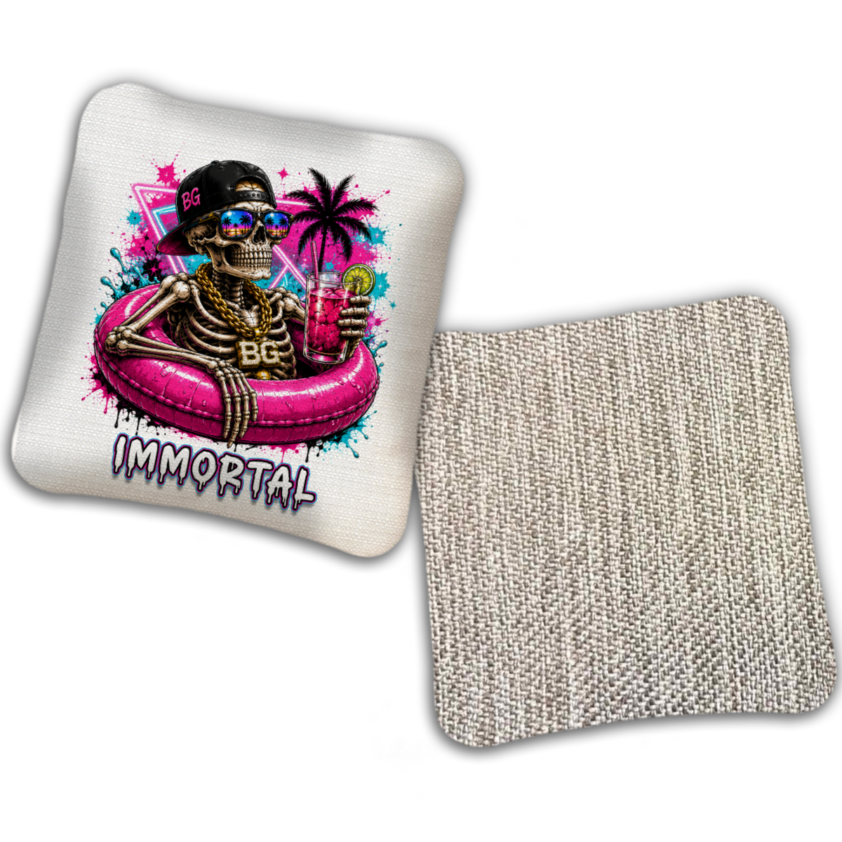 UNSTAMPED - BG Multiple Bag Models "DEADCATION" - Cornhole Bags - SET OF 4 BAGS