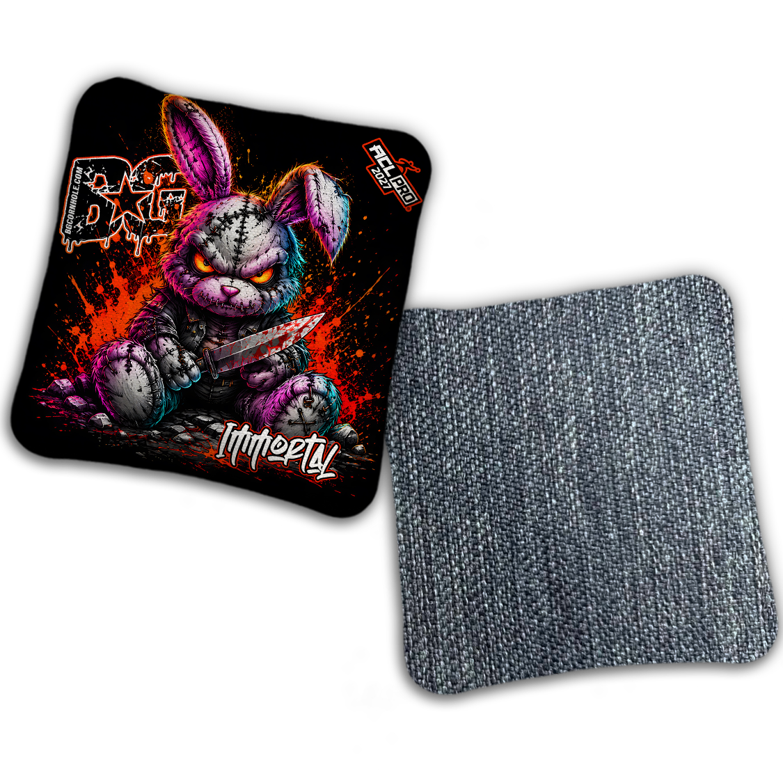 2027 BG Multiple Bag Models "BAD BUNNY" - ACL Pro Stamped Cornhole Bags - SET OF 4 BAGS